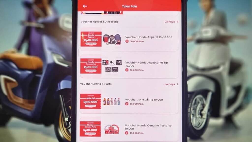 Manfaatkan HepiGo Poin, Pengguna Motor Honda Bisa Tukar Berbagai Voucher Lewat Aplikasi Wanda