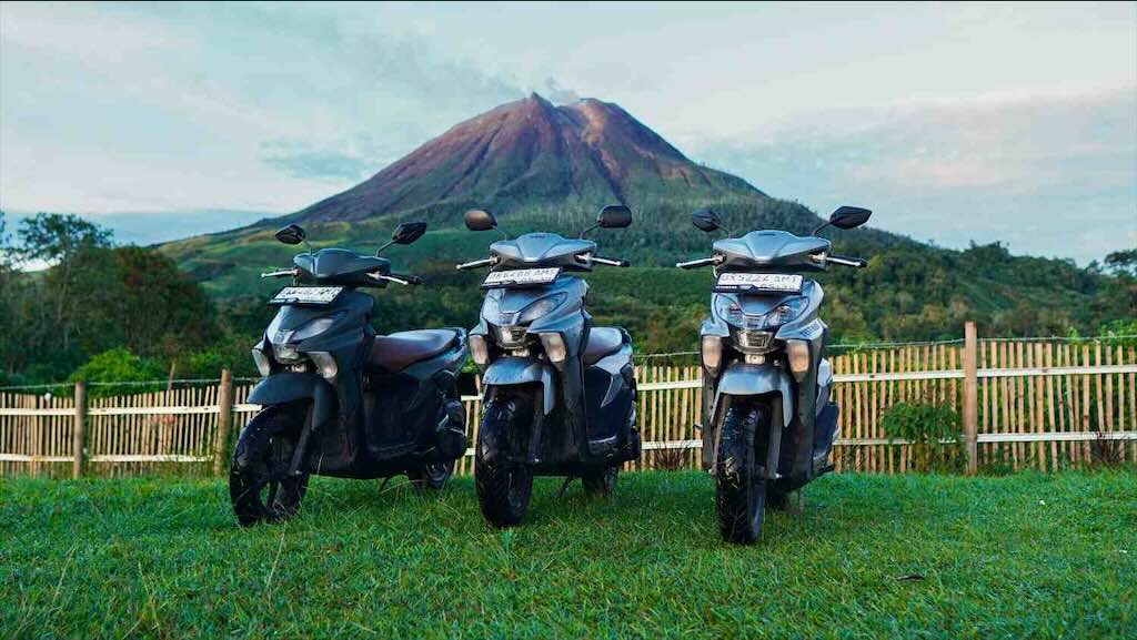 Uji Ketangguhan, Yamaha GEAR ULTIMA Libas Jalur Ekstrem Kaki Gunung Sinabung