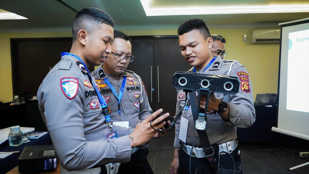 Percepat Olah TKP Kecelakaan, Korlantas Polri Optimalkan Penggunaan Kamera Pemindai 3D