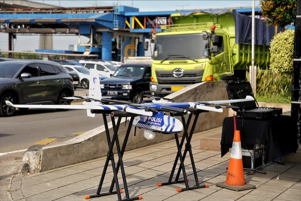 ETLE Drone Resmi Mengudara, Kawal Keselamatan Pengendara Selama Mudik Lebaran 2026