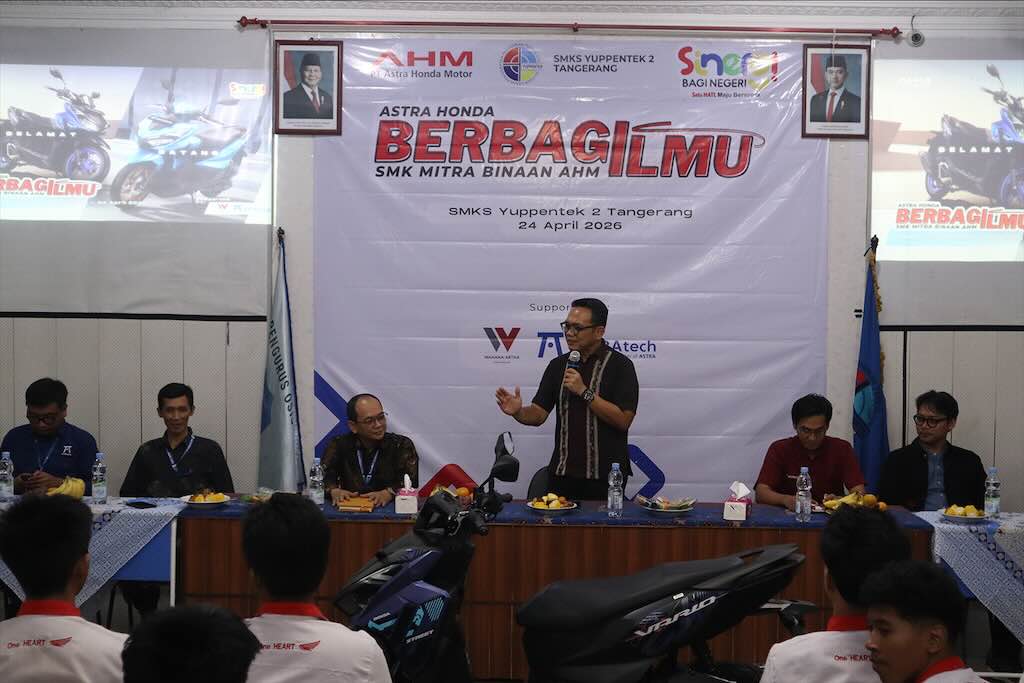 Astra Honda Berbagi Ilmu, Perkuat Kompetensi Vokasi Lewat Teknologi Vario 125 Street