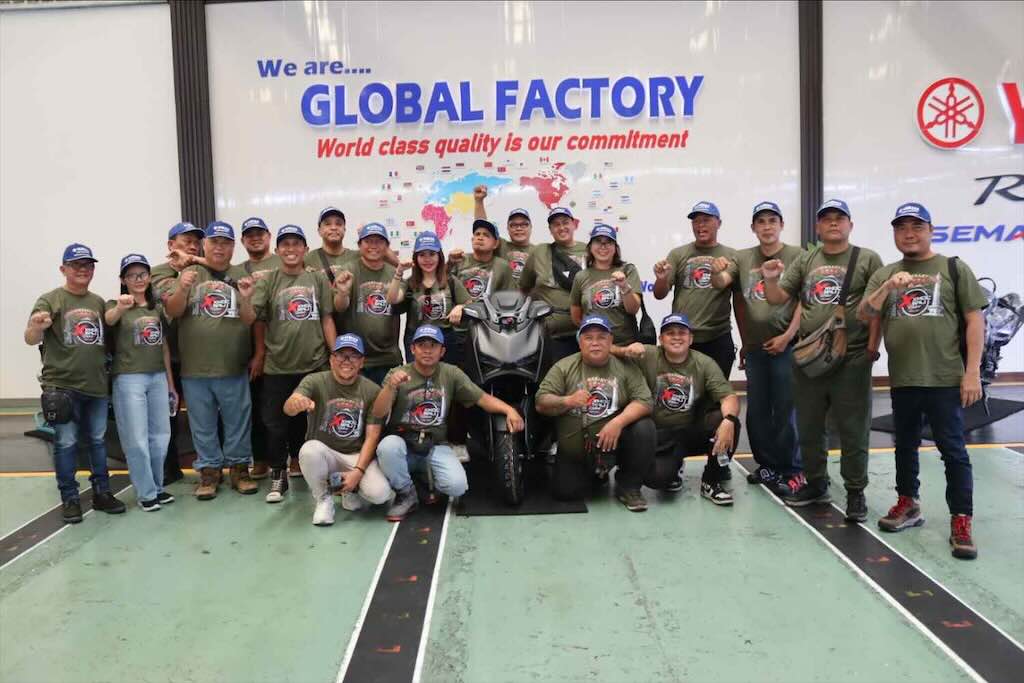 Komunitas XMOC Bali Kunjungi Pabrik Yamaha untuk Lihat Standar Produksi Global
