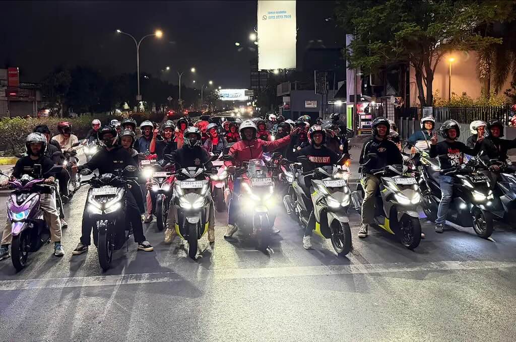 Komunitas Honda Vario Tangerang Gelar Night Ride Jelang Honda Bikers Day 2026