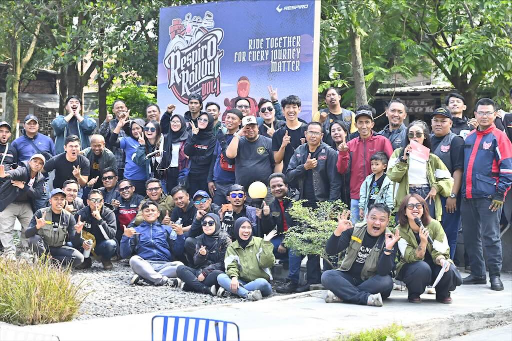 Respiro Roll-Out Vol. 1 Perkuat Solidaritas 42 Komunitas Motor Jawa Barat