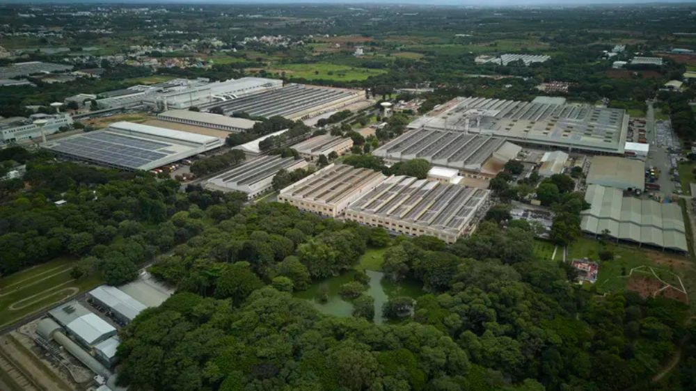 Pabrik TVS Hosur Gabungkan Eco Park dan Manufaktur