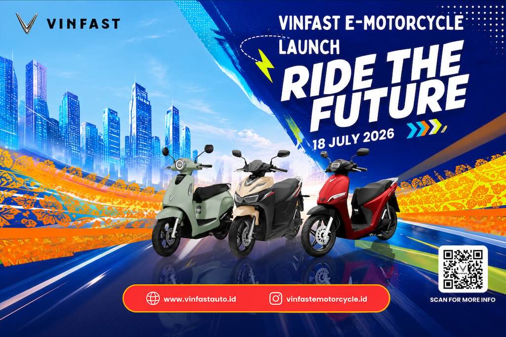Kenalkan Tiga Motor Listrik Baru, VinFast Gelar Public Test Ride di Tribeca Park Jakarta