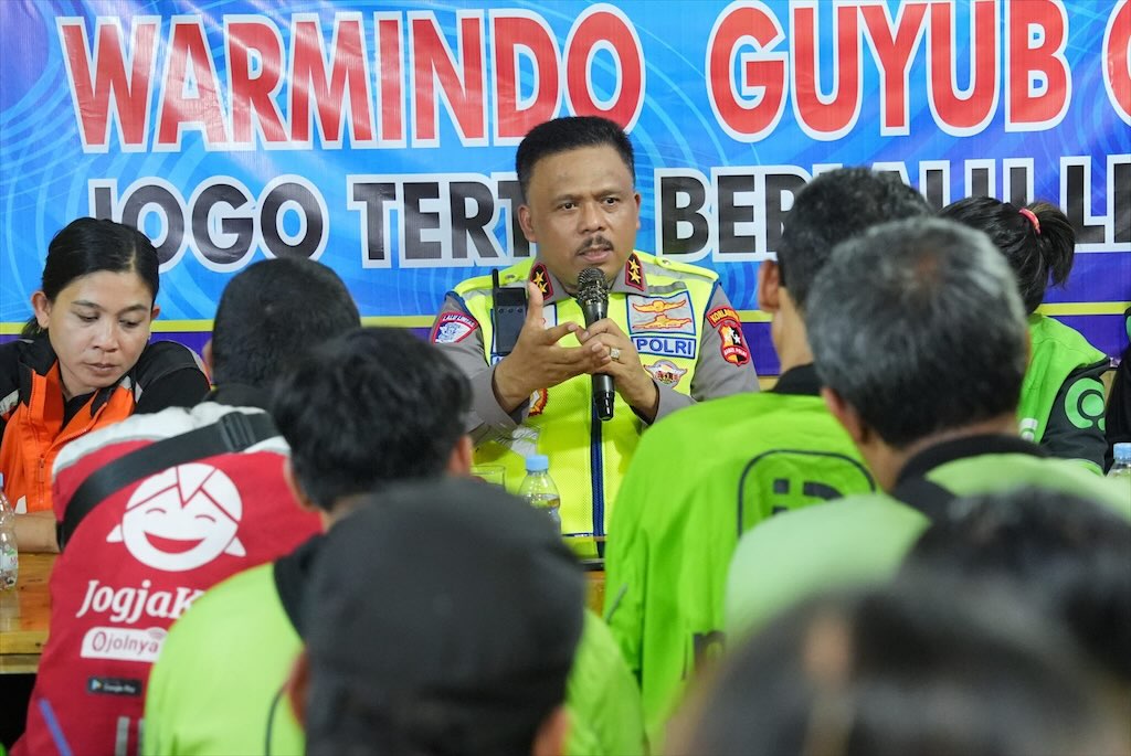 Jelang Operasi Ketupat, Kakorlantas Polri Ajak Ojol di Yogyakarta Jadi Pelopor Ketertiban Lalu Lintas