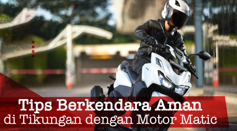 Tips Berkendara Aman Saat Tikungan Menggunakan Motor Matic Ala Honda Babel