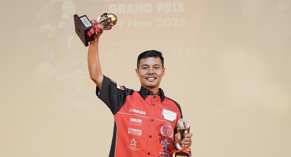 Teknisi Indonesia Harumkan Nama Bangsa di World Technician Grand Prix 2025 Yamaha
