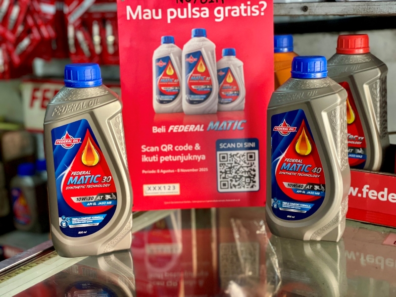 Federal Oil Ajak Konsumen Lebih Cerdas Lewat Program Hadiah Pulsa