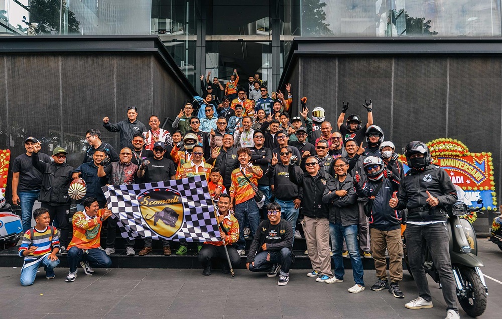 Scomadi Indonesia Rayakan Hari Jadi ke-2 dengan Touring Akbar Komunitas
