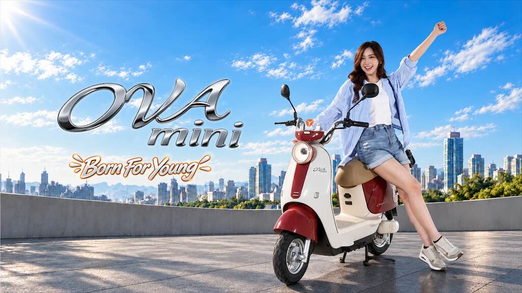 Yadea Ova Mini Meluncur, Skuter Listrik Compact Ini Bisa Tempuh hingga 50 Km