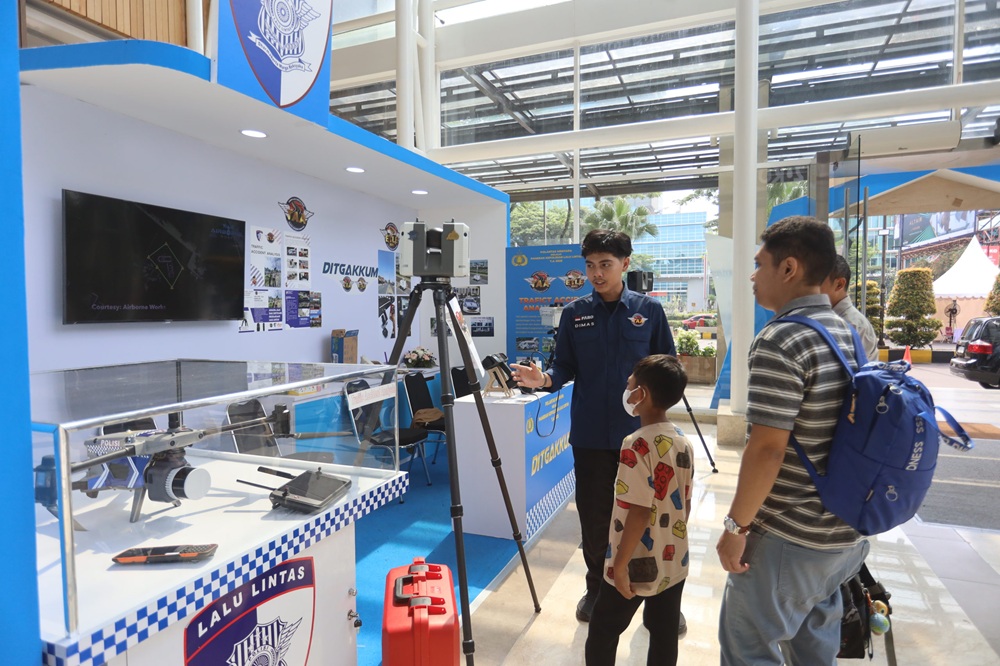 Korlantas Polri Sukses Gelar Polantas Menyapa di Tangerang dengan Konsep Edukasi Interaktif
