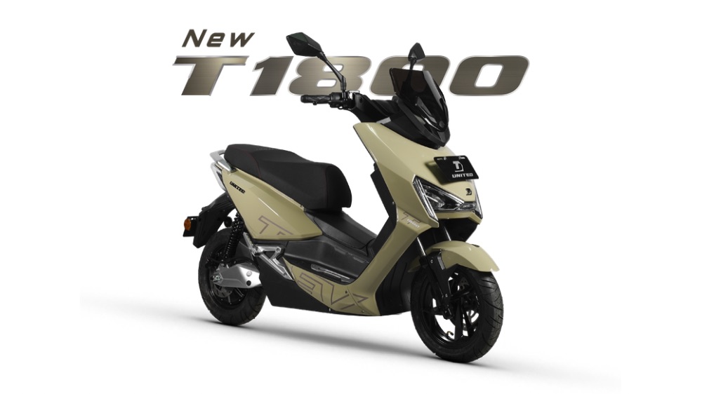 Motor Listrik United E-Motor T1800 Tawarkan Desain Sporty dan Fitur Premium untuk Mobilitas Harian