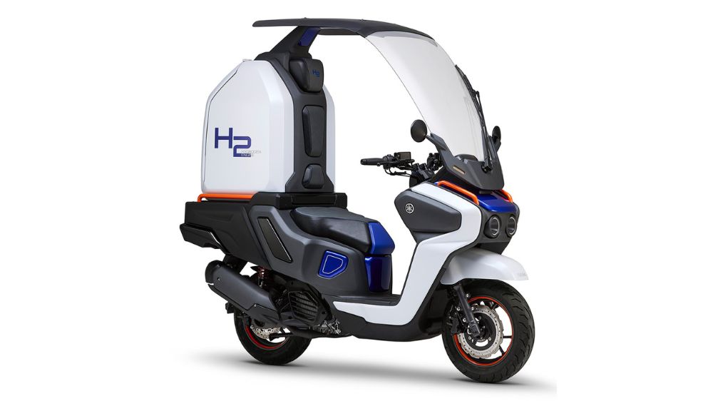 Inovasi Revolusioner Yamaha di JMS 2025 Memperkenalkan Skuter Hidrogen H2 Buddy Porter Concept 