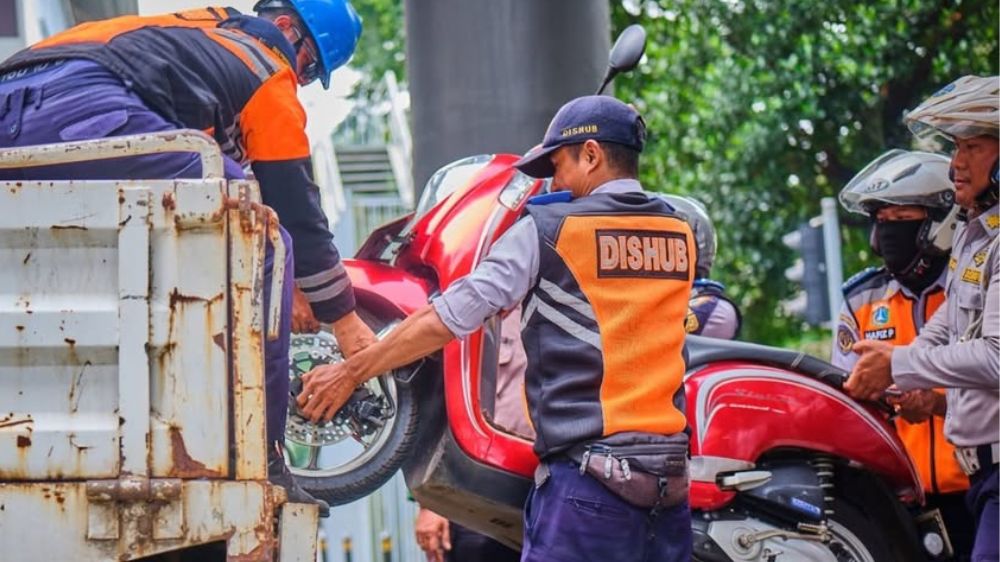 Sebanyak 792 Kendaraan Terjaring Operasi Parkir Liar Sepanjang Tahun 2025