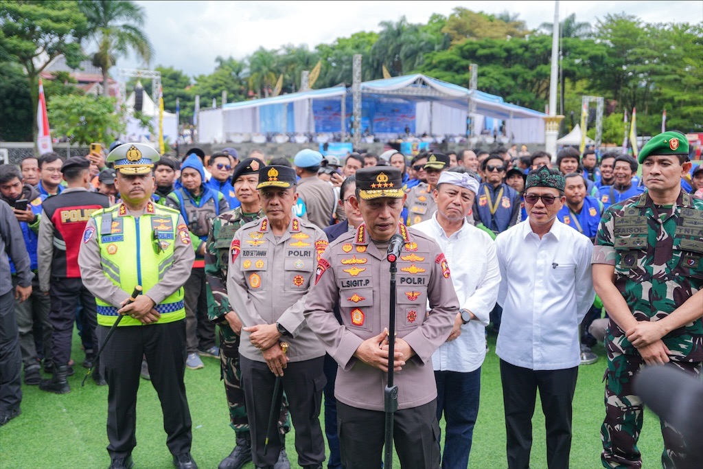 Salut! Kapolri Minta Driver Ojol Ciptakan Budaya Tertib Lalu Lintas dan Jadi Mitra Strategis Polri