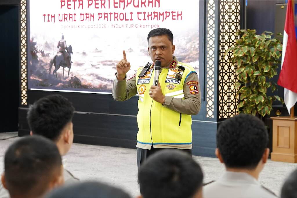 Perkuat Pengamanan Mudik 2026, Kakorlantas Polri Ingatkan Tim Urai untuk Melindungi dan Mengayomi