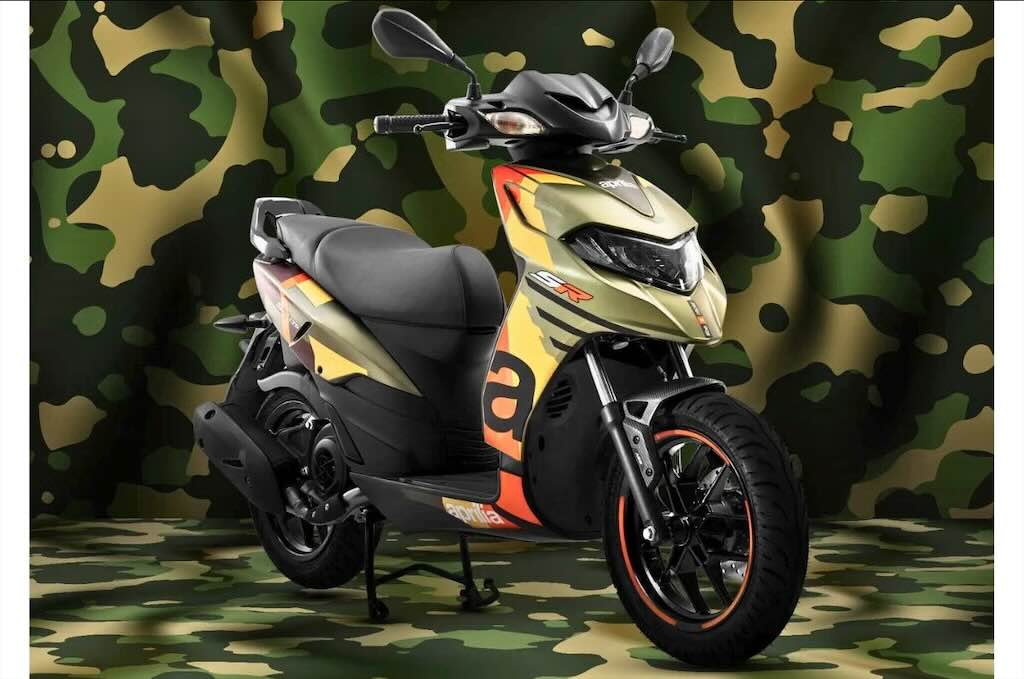 Aprilia Hadirkan SR 125 Tribute Edition, Skuter dengan Tampilan Militer