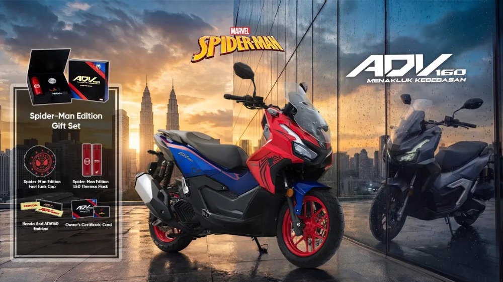 Hanya Diproduksi 300 Unit, Honda ADV 160 Edisi Spesial Spiderman Resmi Meluncur!
