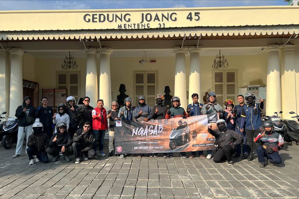 Jelajahi Jakarta, Wahana Ajak Komunitas Jajal Fitur Honda PCX160 di Acara NGASAB