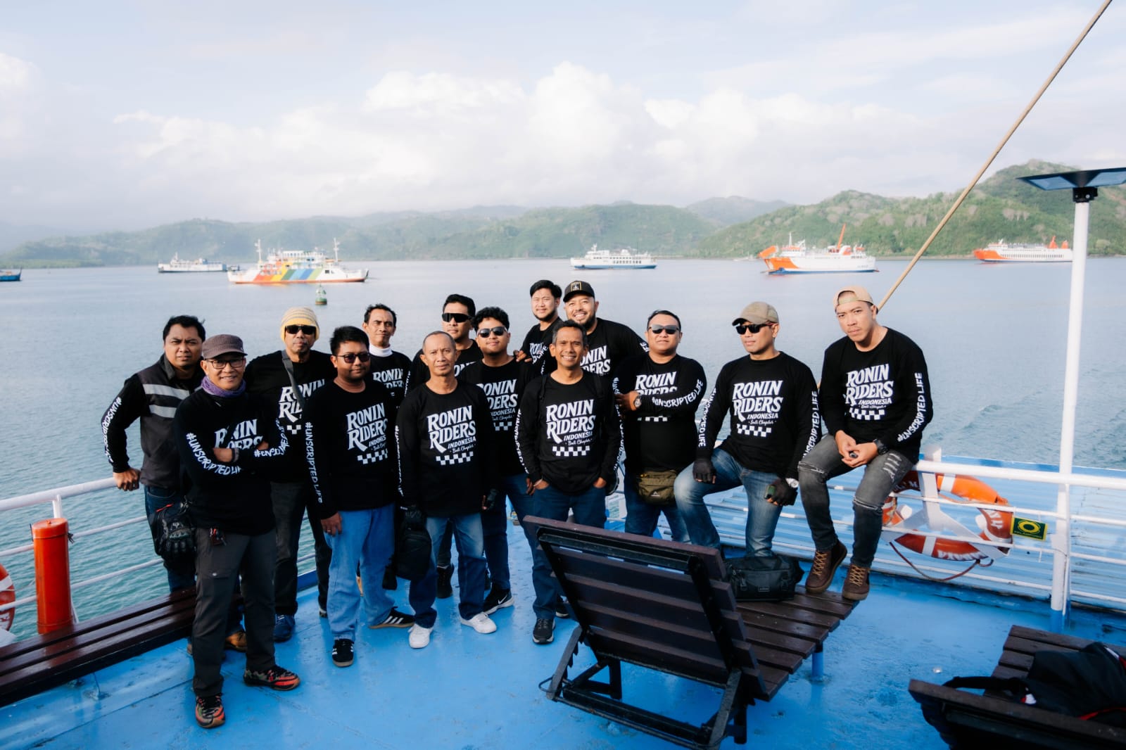 Pererat Solidaritas, TVS Gelar Touring Bali-Lombok Bareng Ronin Riders
