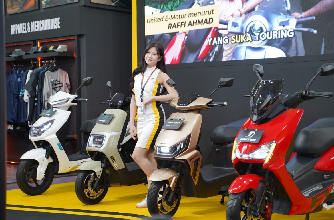 Gebrak IIMS 2026, United E-Motor Hadirkan Promo Spektakuler Beli 1 Gratis 1 Motor Listrik