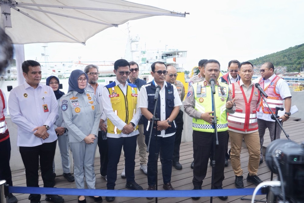 Korlantas Pastikan Kesiapan Pelabuhan Merak Saat Operasi Lilin 2025 Jelang Nataru