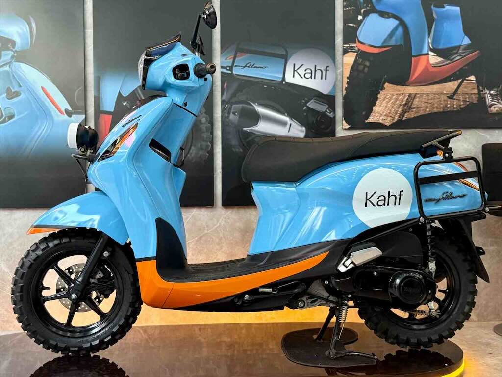 Modifikasi Yamaha Grand Filano Jadi Motor Overland, Hasil Kolaborasi Bersama Kahf