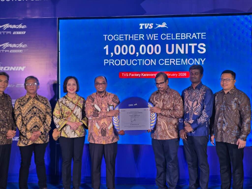 Tembus Produksi 1 Juta Unit, Kemenperin Apresiasi Kontribusi TVS Motor Bagi Ekonomi Nasional