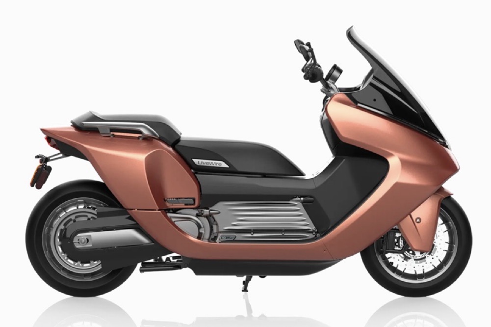 Prototipe Skuter Listrik Premium Livewire Dipamerkan dengan Desain Futuristis
