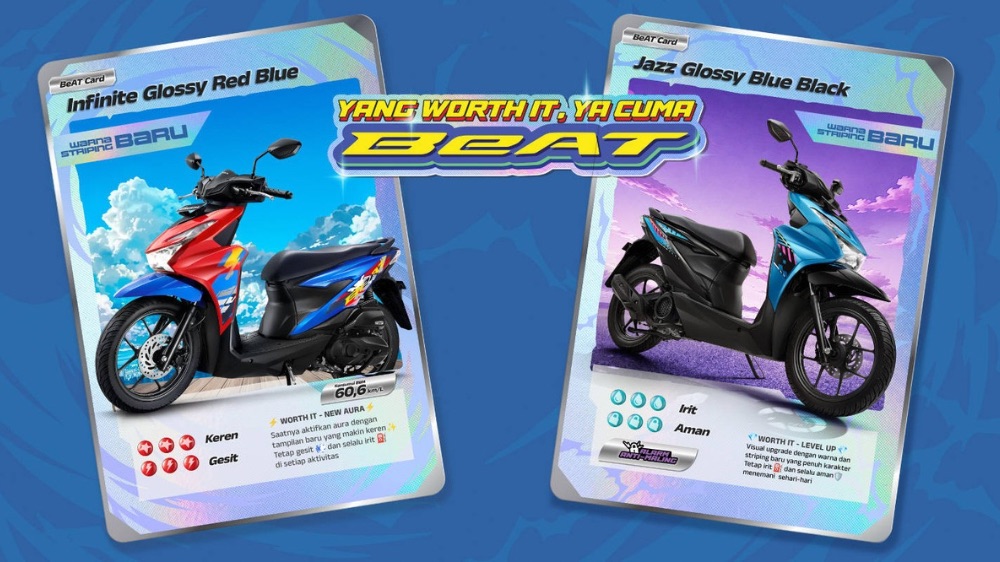 Makin Ekspresif! New Honda BeAT Series Dapat Penyegaran Warna Baru