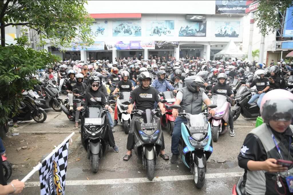 Maxi Day Yamaha 2026 Aceh Berlangsung Meriah, Ribuan Bikers Ramaikan Acara hingga Malam