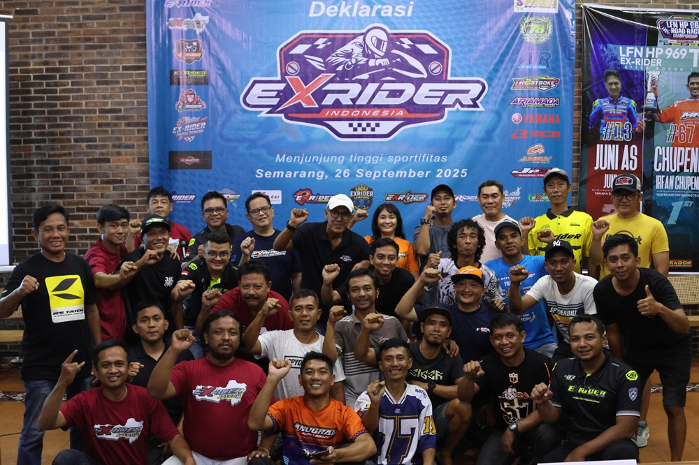 Konsolidasi Komunitas Balap Nasional, Exrider Indonesia Resmi Deklarasi Bentuk Pengurus Pusat