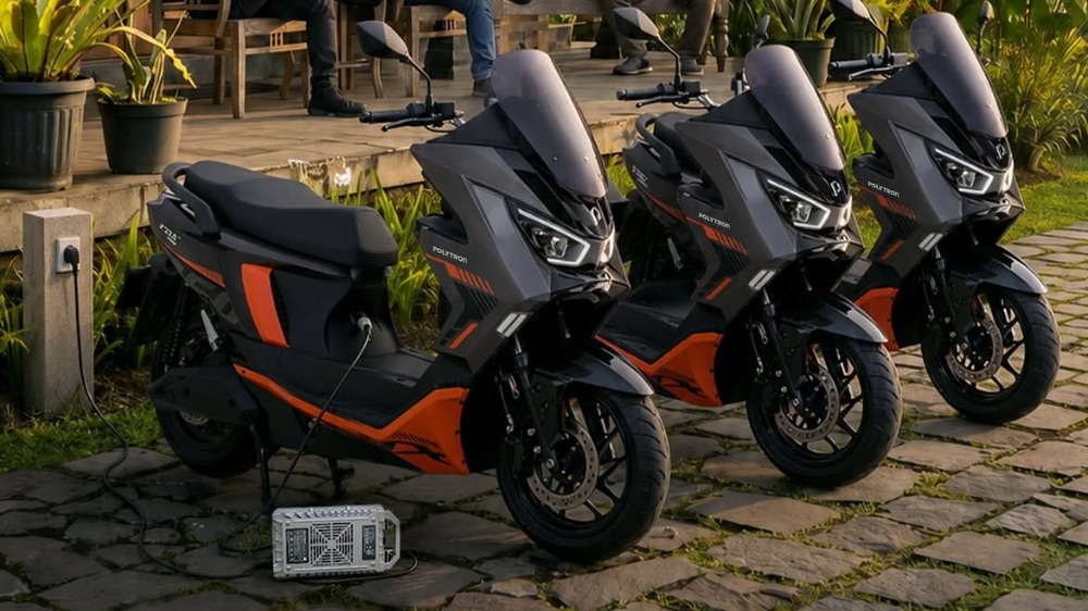 Polytron Jelaskan Perlindungan Baterai Motor Listrik dari Abu Vulkanik