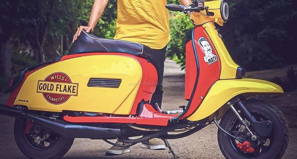 Modifikasi Skuter Tua Lambretta Pakai Mesin Yamaha, Jadi Makin Kencang!