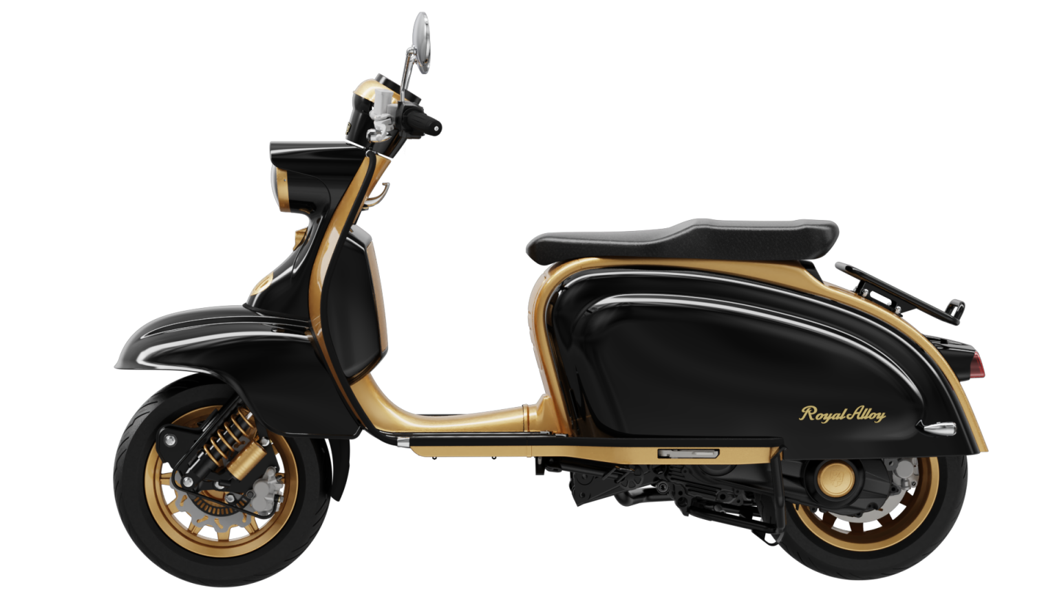Royal Alloy JPS350 Skuter Retro 310cc Pesaing Vespa GTS