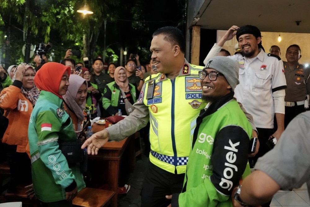 Wujudkan Jalan Raya yang Tertib, Kakorlantas Instruksikan 1 Polantas Rangkul 20 Sahabat Ojol