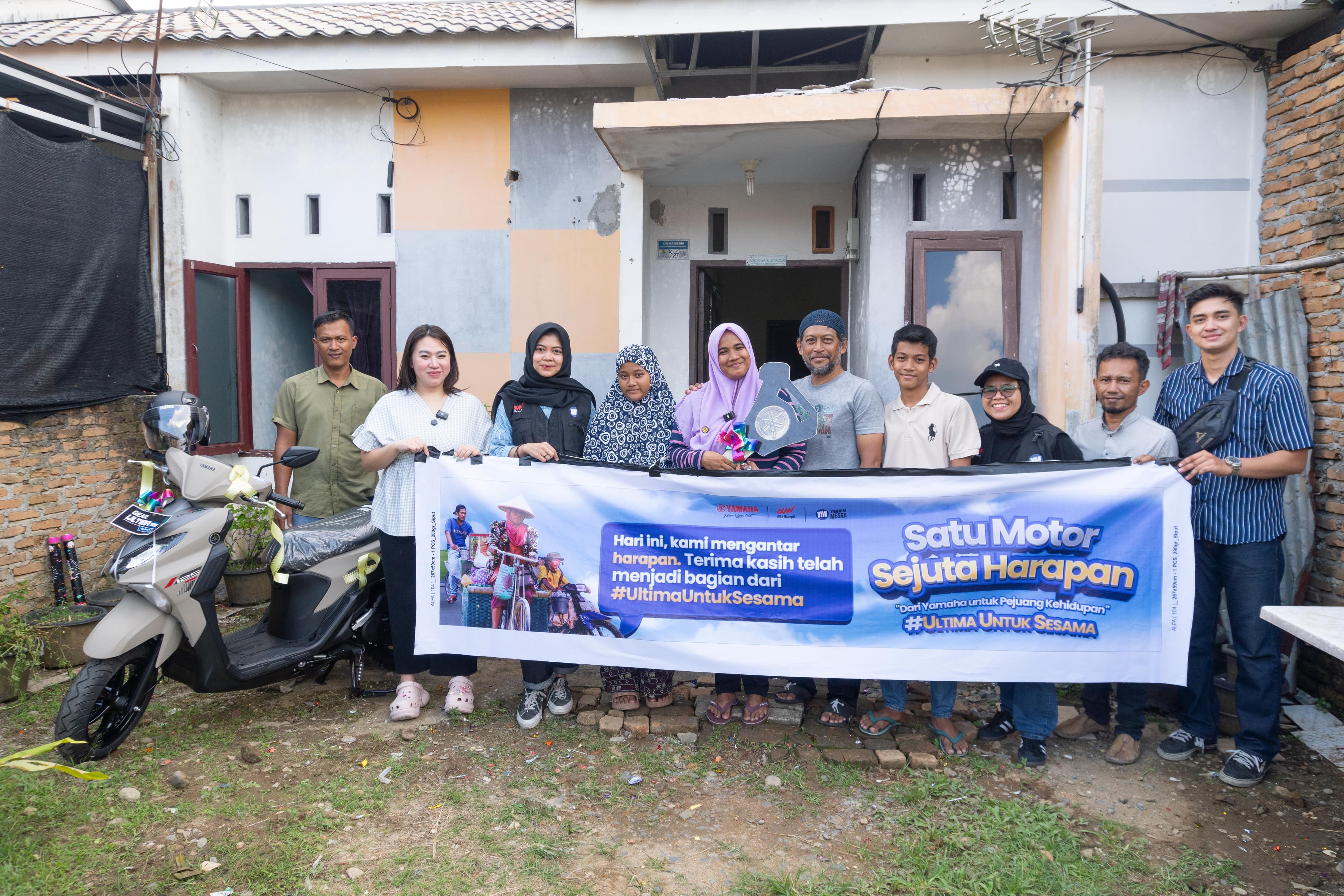 Yamaha GEAR ULTIMA Wujudkan Impian Seorang Ibu Tangguh di Medan, Buktikan Diri sebagai Sahabat Perjuangan Sejati