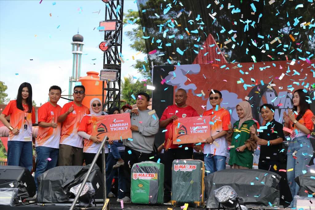 Diikuti Ribuan Peserta, Maxxis Fun Walk di Bengkulu Bagikan Hadiah Umroh dan Motor