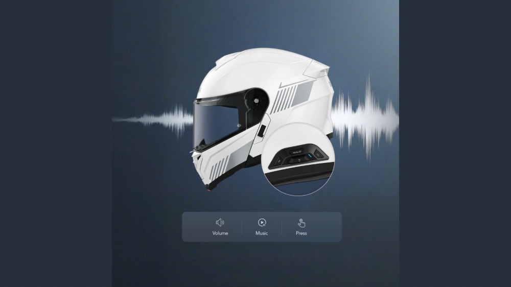 Helm Modular Pintar Sena Specter dengan Audio Harman Kardon dan Peredam