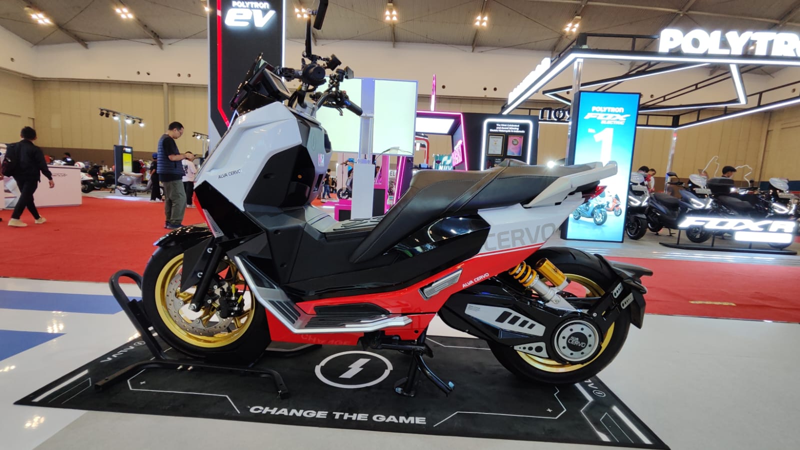 Sentuhan Sporty Katros Garage pada ALVA Cervo di IMOS 2025