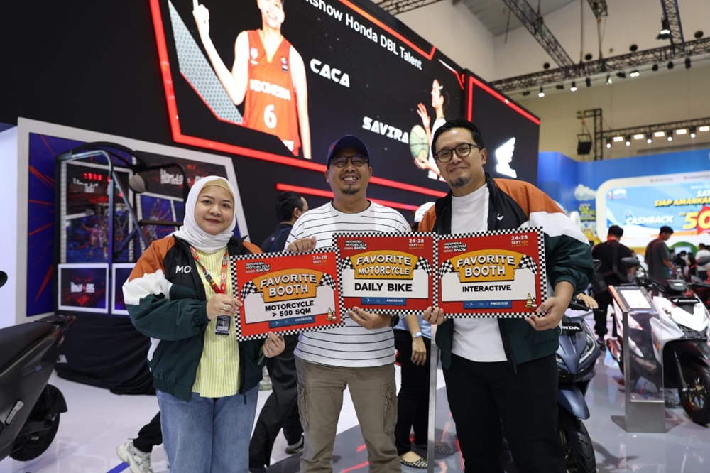 Booth Terbaik IMOS 2025 Diumumkan, Honda Raih Favorite dan Interactive Booth!