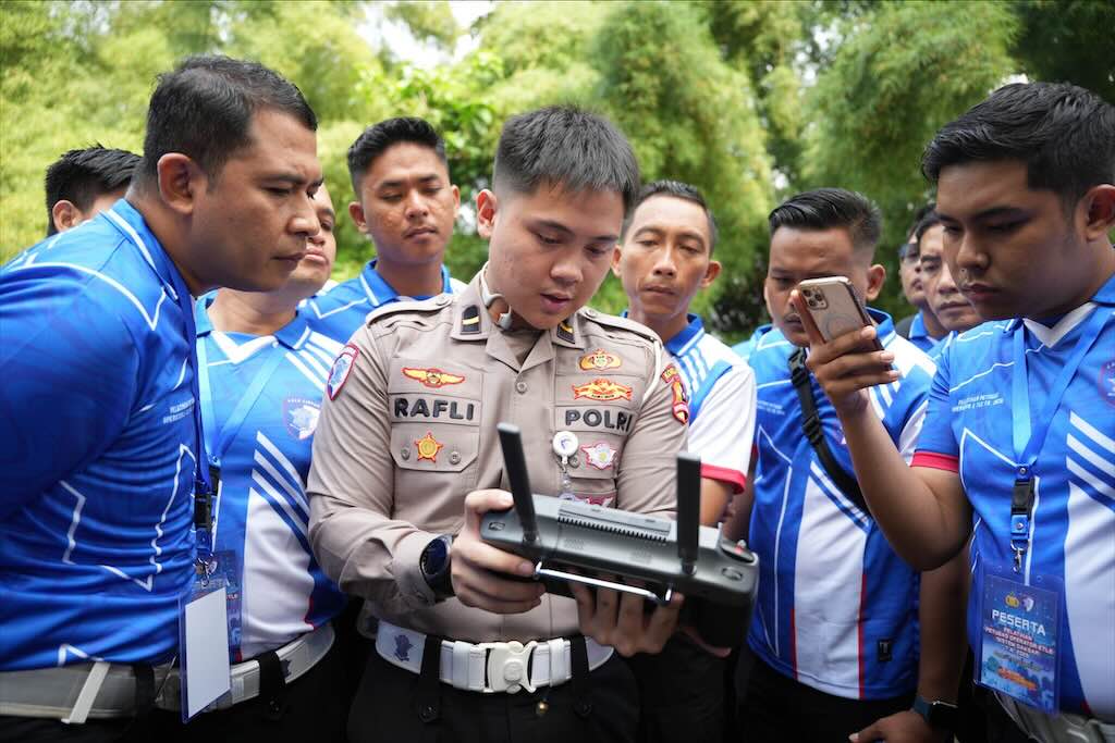 Korlantas Polri Semakin Matangkan Pengoperasian ETLE Drone di Titik Rawan