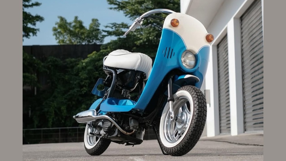 Bukan untuk Ngebut! Skuter Mungil Suzuki Choinori Ini Dirancang Hanya untuk Tampil Gaya di Jalan