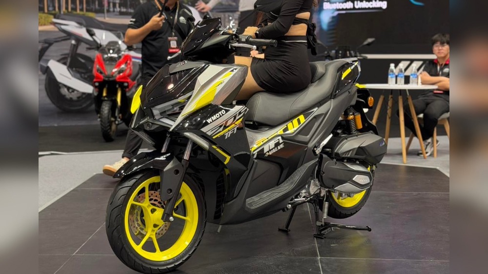 Siap Saingi Aerox Alpha, WMoto Griffin 205 Meluncur dengan Dashcam Bawaan dan Mesin 200cc