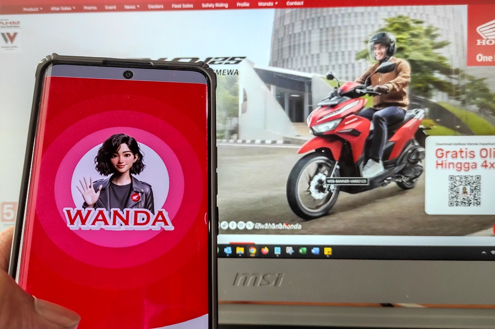 Wahana Honda Beri Keuntungan Ekstra, Cukup Lengkapi Data Diri di Aplikasi WANDA