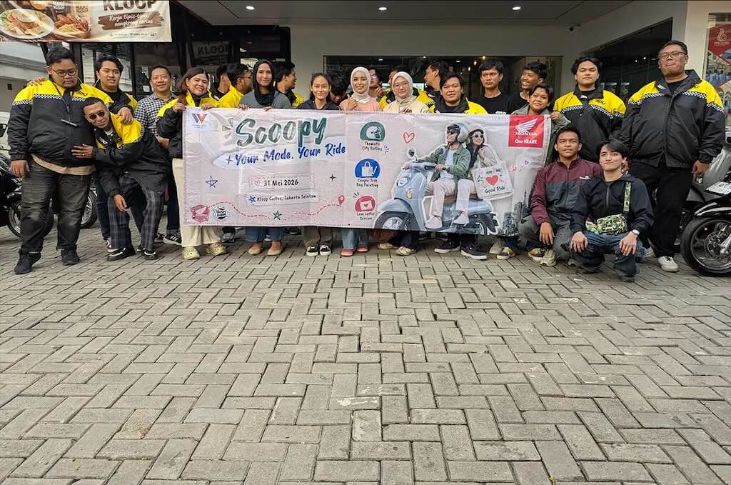 Komunitas Honda Scoopy Jakarta Gelar Hangout dengan Kegiatan Kreatif