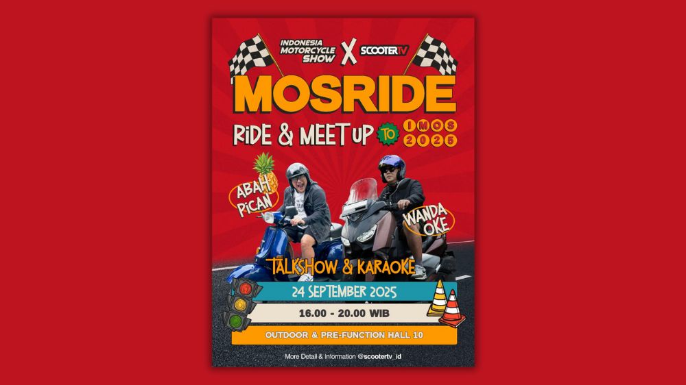 Lewat Mosride, IMOS 2025 Jadi Saksi Kreativitas dan Solidaritas Komunitas Roda Dua