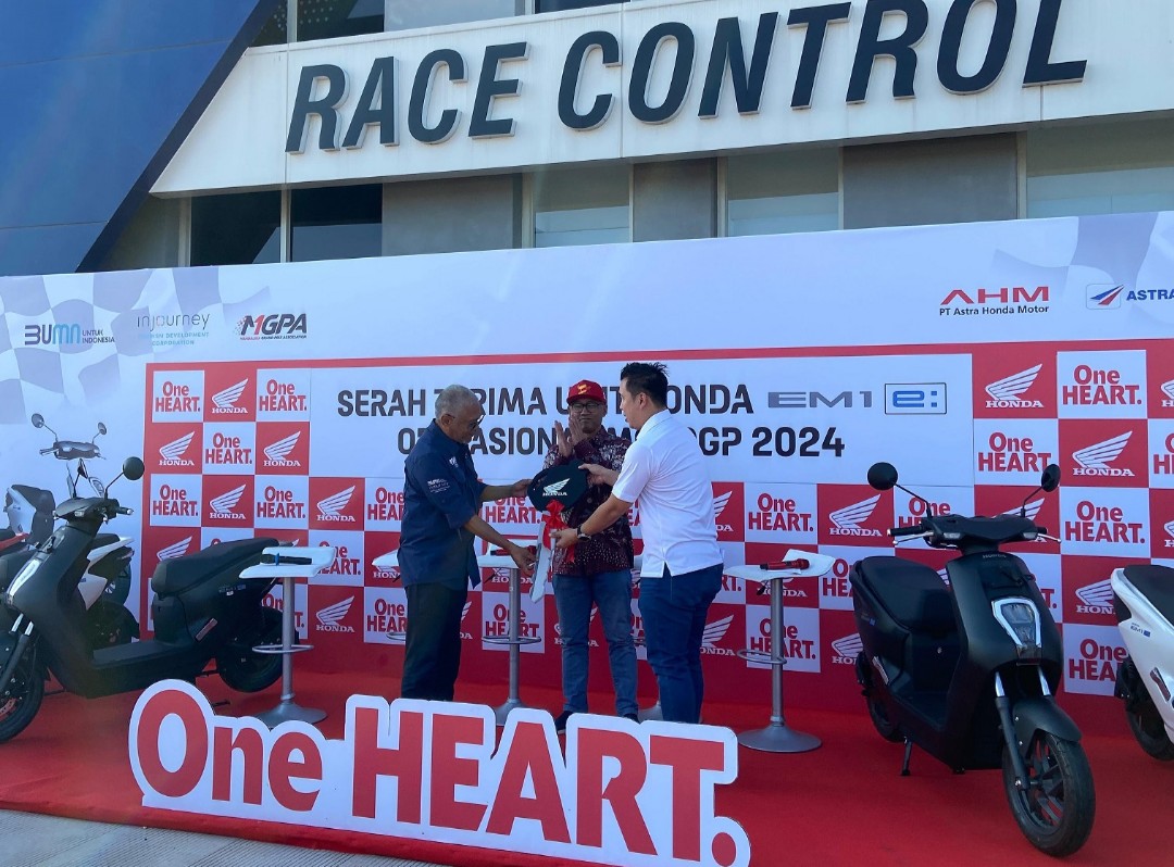 Motor Listrik Honda Resmi Beri Dukungan Penuh Moto-GP Mandalika